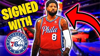 Paul George SIGNS With Philadelphia 76ers! Sixers New BIG Three? Sixers & NBA News!