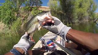 1st Trip Bass Fishing in New Kayak - Los Banos Creek Reservoir