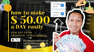 Paano Kumita Online $50 Per Day Gamit Artificial Intelligence NEW APP