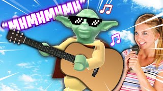 Yoda sings with gamer girls (VRChat)