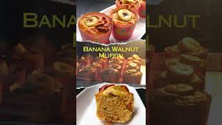 Easy Banana Walnut Muffin Recipe #shorts #shortsvideo #shortsfeed #shortsviral #shortsyoutube