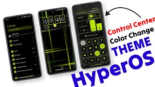 Hyperos Colour Change Control Centre 😮 Supported Theme