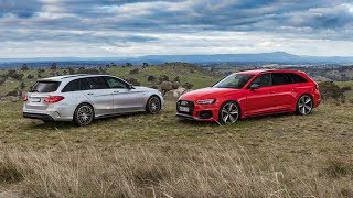 2019 Mercedes AMG C63 S Estate vs 2018 Audi RS4 Avant