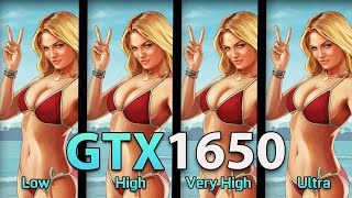 GTA 5 (GTA 6 Graphics) Redux Test in GTX 1650 [1080p Low, High, Very High, Ultra Settings]