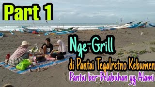 Pantai Tegalretno Kebumen, Pantai Indah Berpelabuhan Nan Alami #1‼️by Warteg Channel