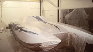 42' Lightning Powerboat pain job