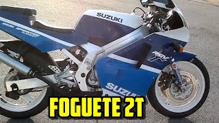 O FOGUETE 2 TEMPOS QUE ANDA MAIS QUE MUITA 600 - SUZUKI RGV 250