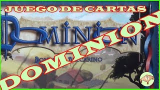 DOMINION JUEGO DE MESA RESEÑA TUTORIAL PARTIDA COMO JUGAR PASO A PASO JUEGATELAMESA