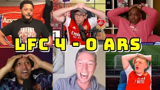 BEST COMPILATION | LIVERPOOL VS ARSENAL 4-0 | LIVE WATCHALONG ARS FANS CHANNEL