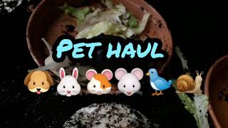 Pet haul