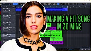 RAPPER MAKES A POP SONG ON A DUA LIPA TYPE BEAT/ STUDIO ONE 6 VOCAL TEMPLATE  #studioone #pop