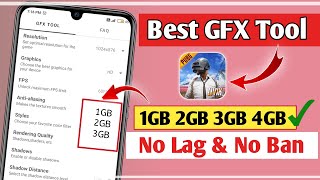 Best Gfx Tool Settings for PUBG MOBILE | PUBG Gfx Tool Settings For 1GB 2GB RAM | No Ban Gfx Tool