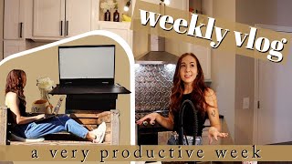 WEEK IN MY LIFE | First days as  homeowner, social media boundaries, and monthly goals!