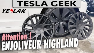 Enjoliveurs pour Model 3 Highland 2024 : bonne et mauvaise surprise !