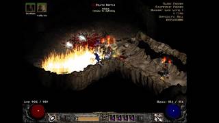 Diablo 2 LoD: Poison Strafezon fun run (Maggot Lair!)