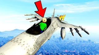 WE STOLE A JET! NO MORE SCHOOL FOR BALDI! Baldis Basics GTA 5 MOD