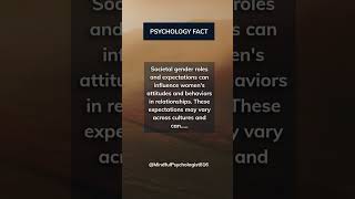 Gender roles and expectations. #shorts #psychologyfacts