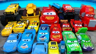 Looking for Lightning McQueen and Disney Pixar Toys: Mater, Sally, Storm, Cruz, Wingo, Mack Truck