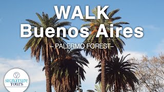 【4K】WALK Buenos Aires, Argentina 【Palermo Forest】