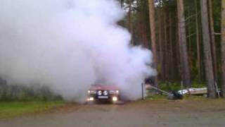 Volvo 745 b23a burnout as it shuld be..