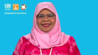 SDG11 Synthesis Report Message of the Executive Director of UN-Habitat Ms. Maimunah Mohd Sharif