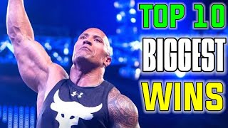 THE ROCK TOP 10 BIGGEST WINS