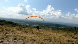 Team Brazil paragliding @ Brace Mountain Ny