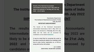 Important announcement by ICAI