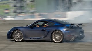 Drifting my Porsche 718 Cayman GT4