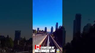 Millennium Line SkyTrain sailing through Coquitlam BC 🚊✨🍁🇨🇦