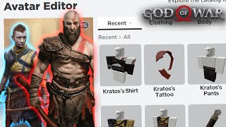 How To Make KRATOS And ATREUS IN ROBLOX (GoW3/4/5)