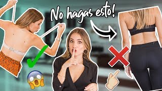 10 TRUCOS DE ROPA INTERIOR QUE TODA MUJER DEBERÍA SABER 👙 | Natalia Merino