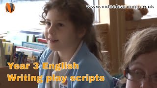 Year 3 KS2 English Classroom Observation: Writing play scripts