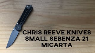 Chris Reeve Knives (CRK) Small Sebenza 21 Micarta