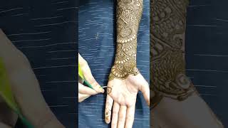 bridal mehndi design part 3 #trendingshorts #mehndishorts #shorts