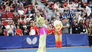 Emei Piercers 峨嵋刺, Lia Tang-Ruggiero (CANADA) Gold Medal, 2023 4th PanAm KungFu Championships