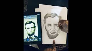 OSCHINO DRAWING ABE LINCOLN TIME LAPSE