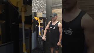 Standing shoulder side lateral raise machine gym equipment