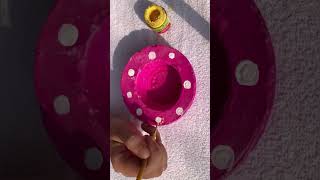 How to make easy cement flower pot making |Cement Planter Making| #shorts #viral #trending #planter