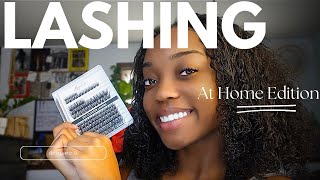 DIY lash Extensions At Home Edition | Beginner Friendly | Ft. Magnetic Sl