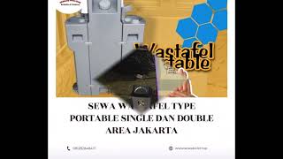 Sewa Wastafel Type Portable Single Dan Double area Jakarta