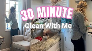 30 Minute Clean With Me. Cleaning Motivation.