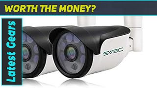 SV3C Poe Camera Outdoor, 5MP ONVIF Poe IP Camera, Auto HD IR Night Vision Home Security Camera