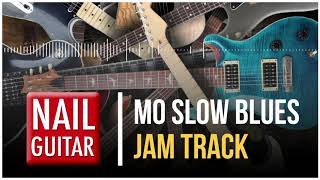 D | Mo Slow 12/8 Blues | Guitar Jam Track