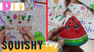 DIY Paper Squishy HOW TO MAKE A SQUISHY WITHOUT FOAM UNBOXING SURPRISE (Homemade)