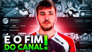 EU DESISTO DO MEU CANAL DE FREE FIRE!