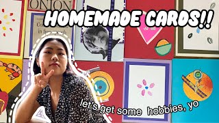 HOMEMADE CARDS //Ep.  1// Haji's Hobbies