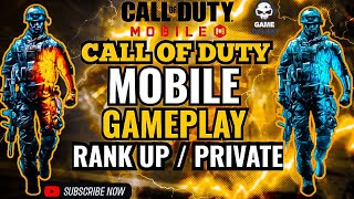 Call Of Duty Mobile Gameplay Rank Up / Private 😈🔥👿