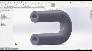 SolidWorks Tutorials | Swept Boss and Swept Cut