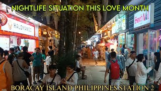 BORACAY ISLAND PHILIPPINES| WHITE BEACH NIGHTLIFE FEBRUARY 2024